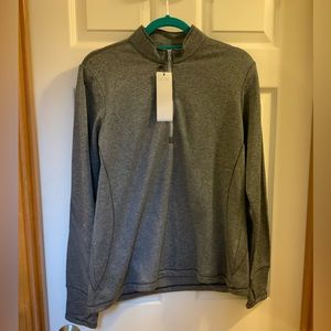Grey women’s adidas golf quarter zip new with tags